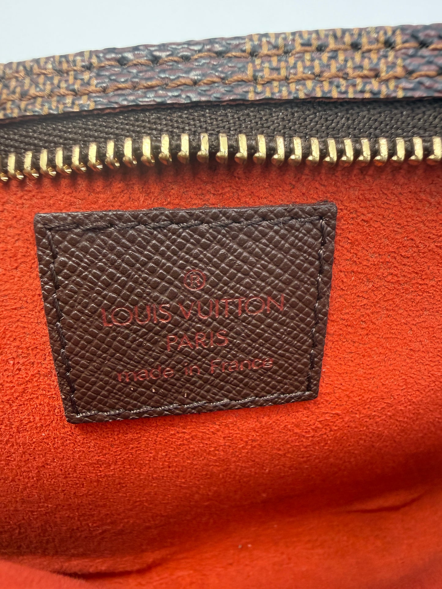 Louis Vuitton Damier Ebene Canvas Bucket Pochette 17 cm SP1011