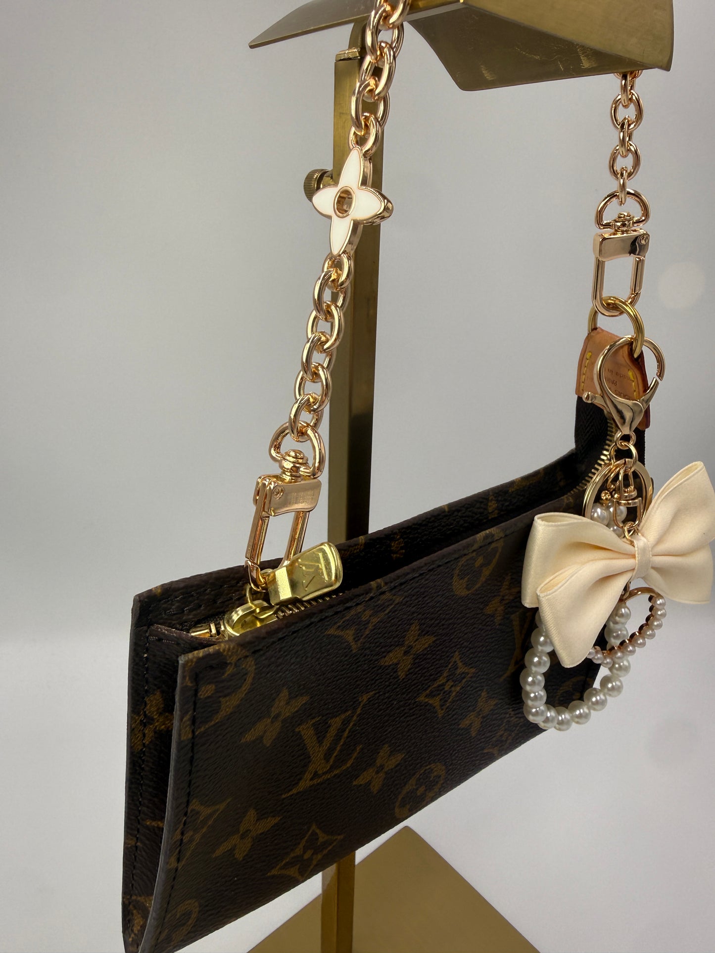 Louis Vuitton Monogram Canvas Bucket Pochette 17 cm SD0031