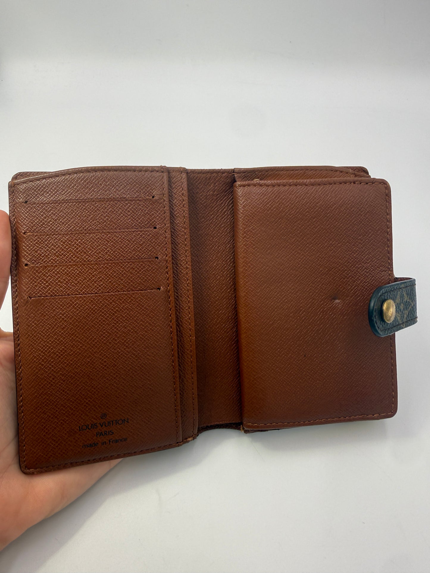 Louis Vuitton Monogram Coated Canvas Kisslock Wallet TH0054