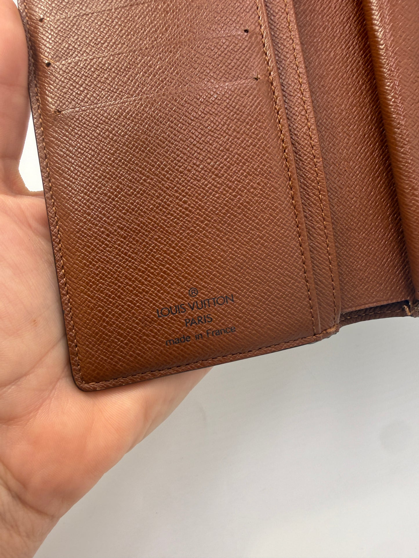 Louis Vuitton Monogram Coated Canvas Kisslock Wallet TH0054