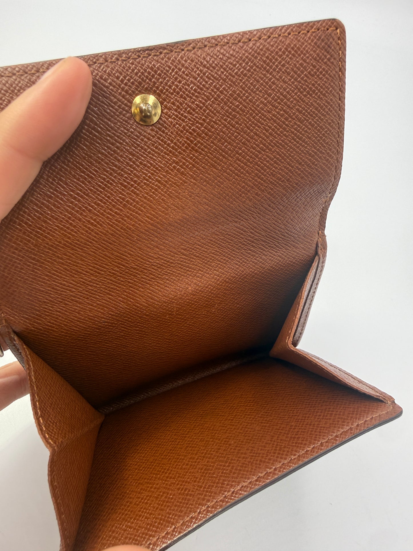 Louis Vuitton Monogram Coated Canvas Elise Wallet TH0094