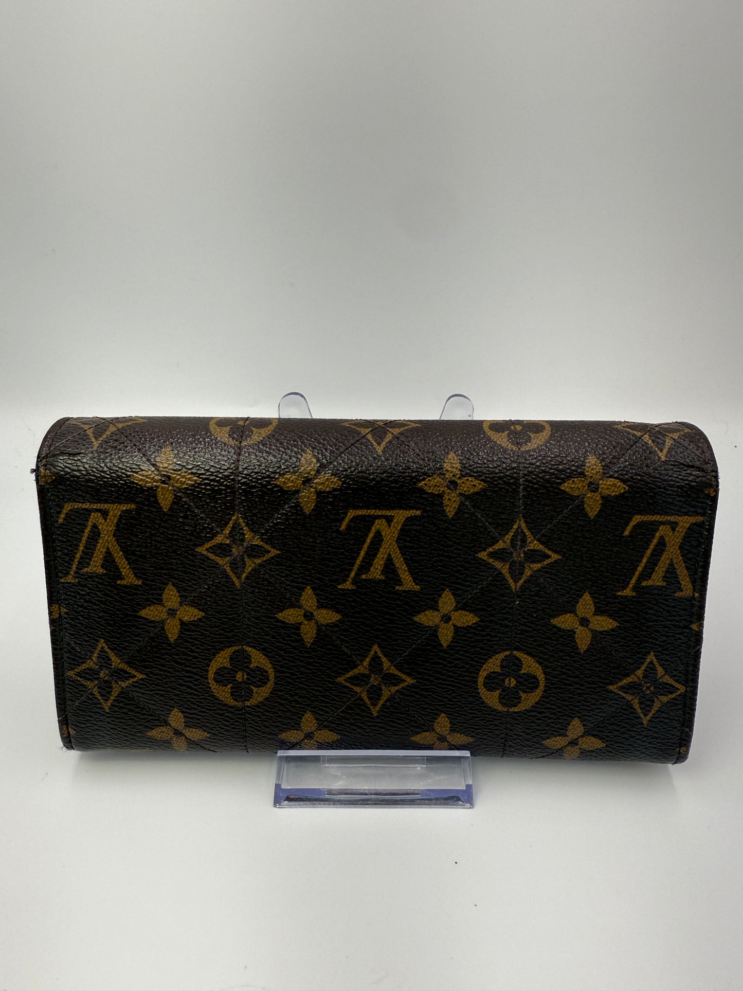 Louis Vuitton Monogram Coated Canvas Quilted Sarah Wallet SP2121