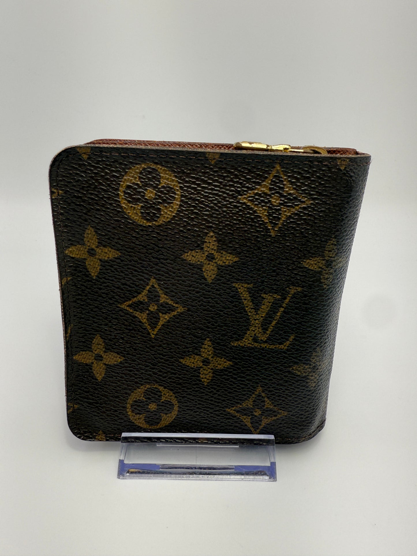 Louis Vuitton Monogram Coated Canvas Compact Zippy Wallet CT1017