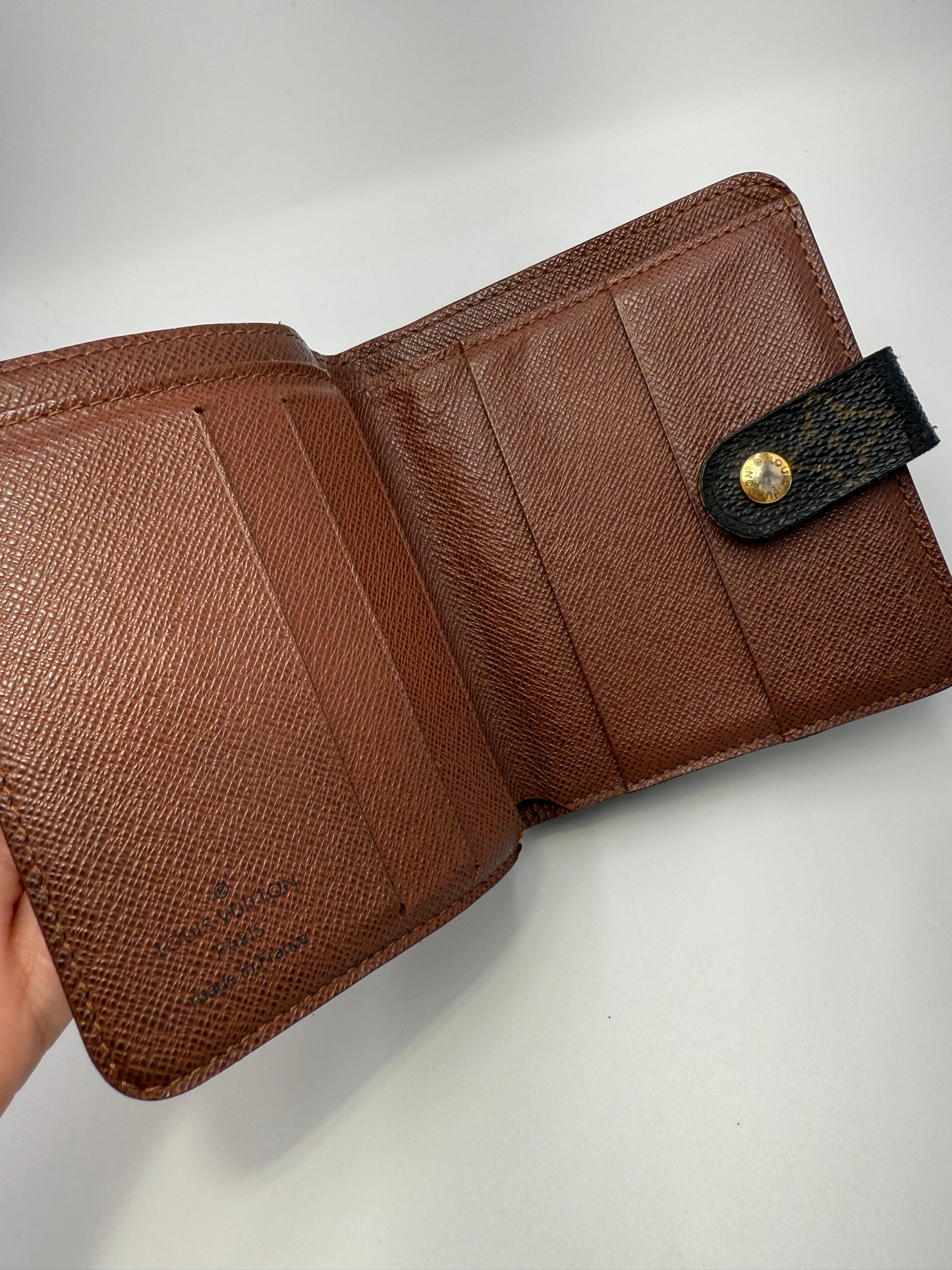 Louis Vuitton Monogram Coated Canvas Compact Zippy Wallet CT1017