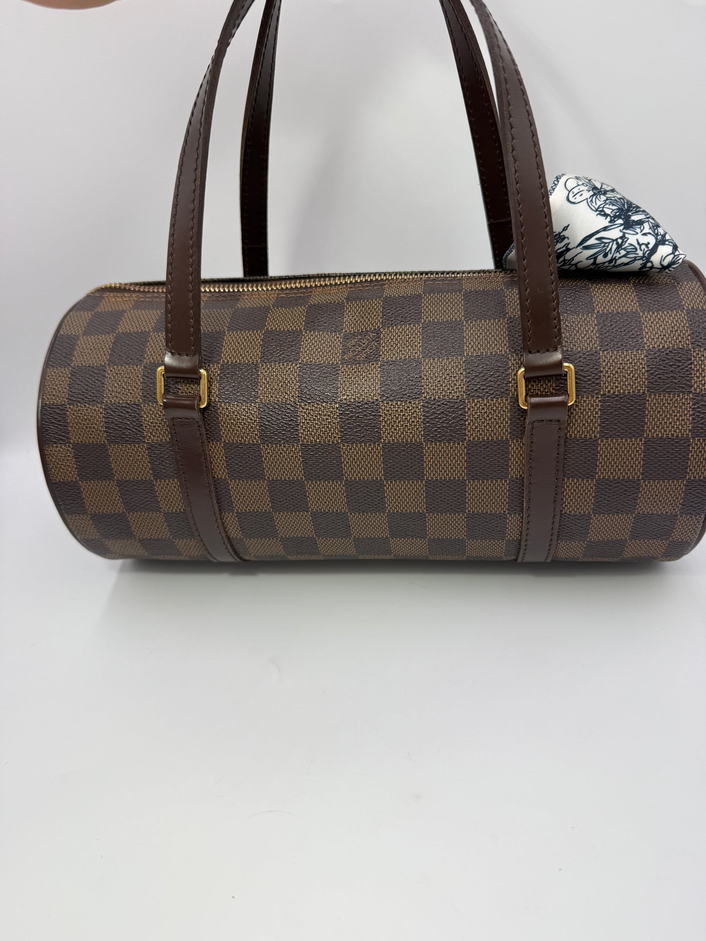 Louis Vuitton Damier Ebene Coated Canvas Papillon 26 DU0096