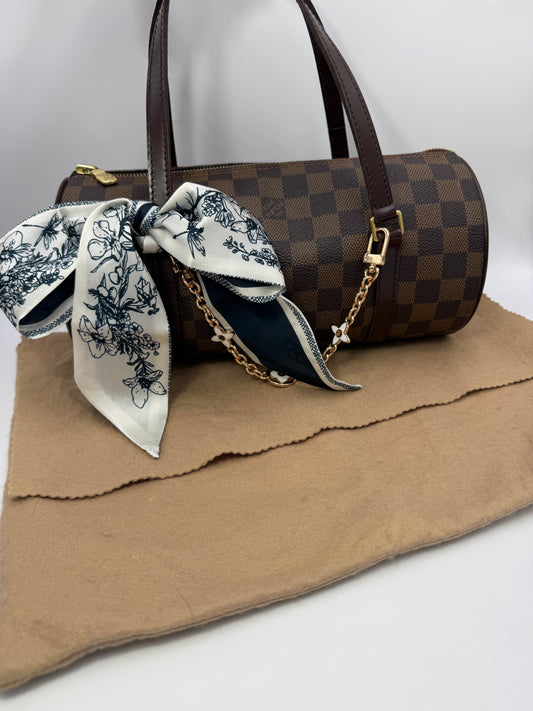 Louis Vuitton Damier Ebene Coated Canvas Papillon 26 DU0096