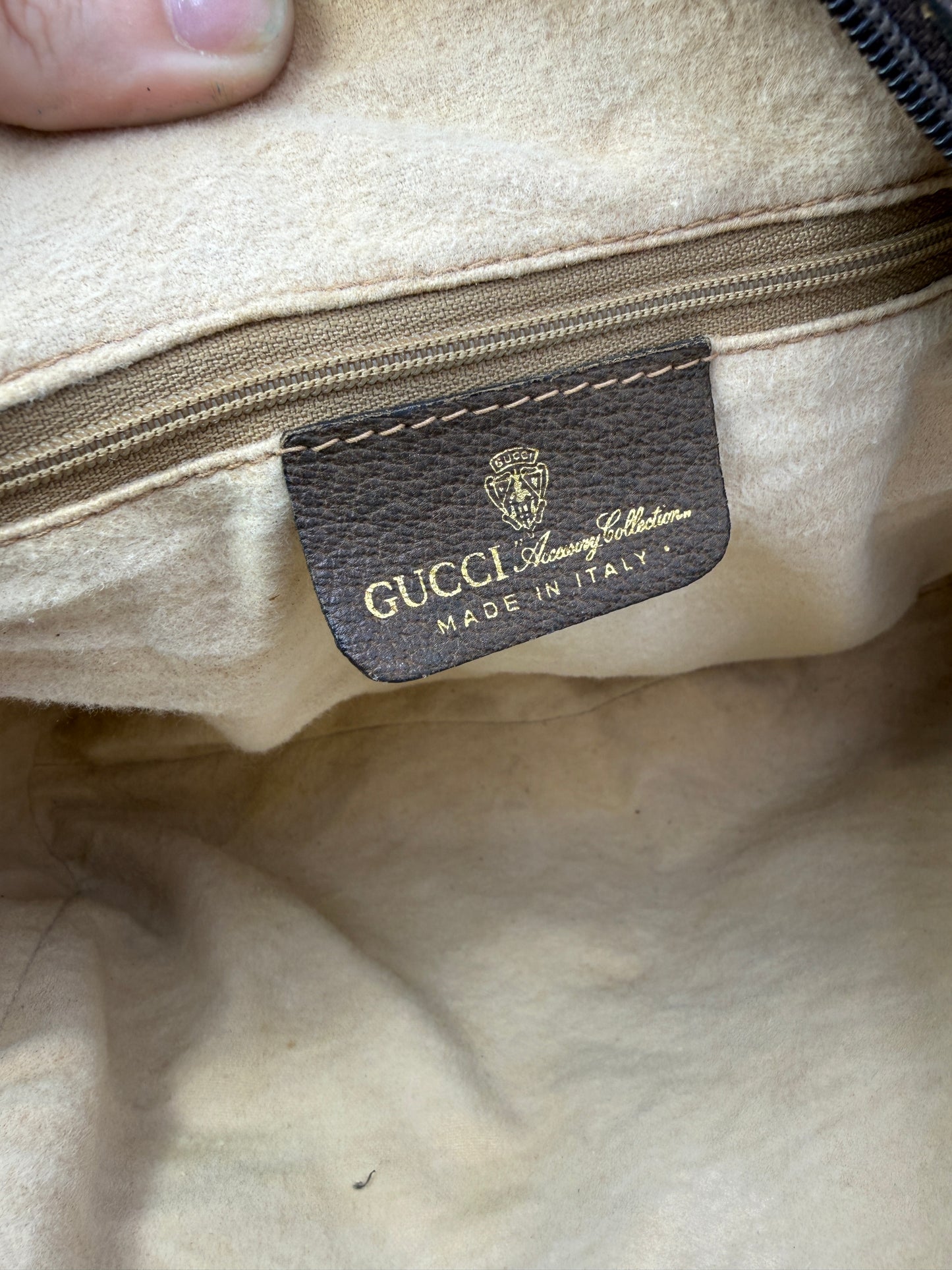 Gucci Supreme Coated Canvas Sherry Crossbody with 2 Straps