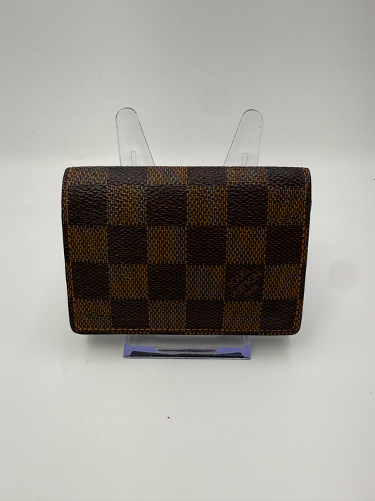 Louis Vuitton Damier Ebene Compact Card Holder CA1020