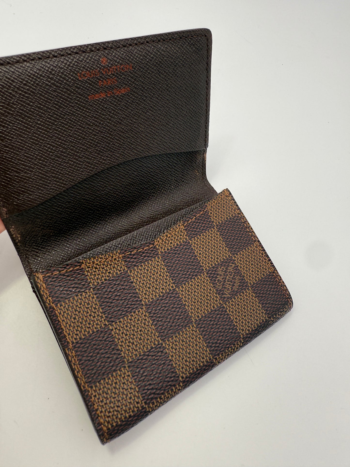 Louis Vuitton Damier Ebene Compact Card Holder CA1020