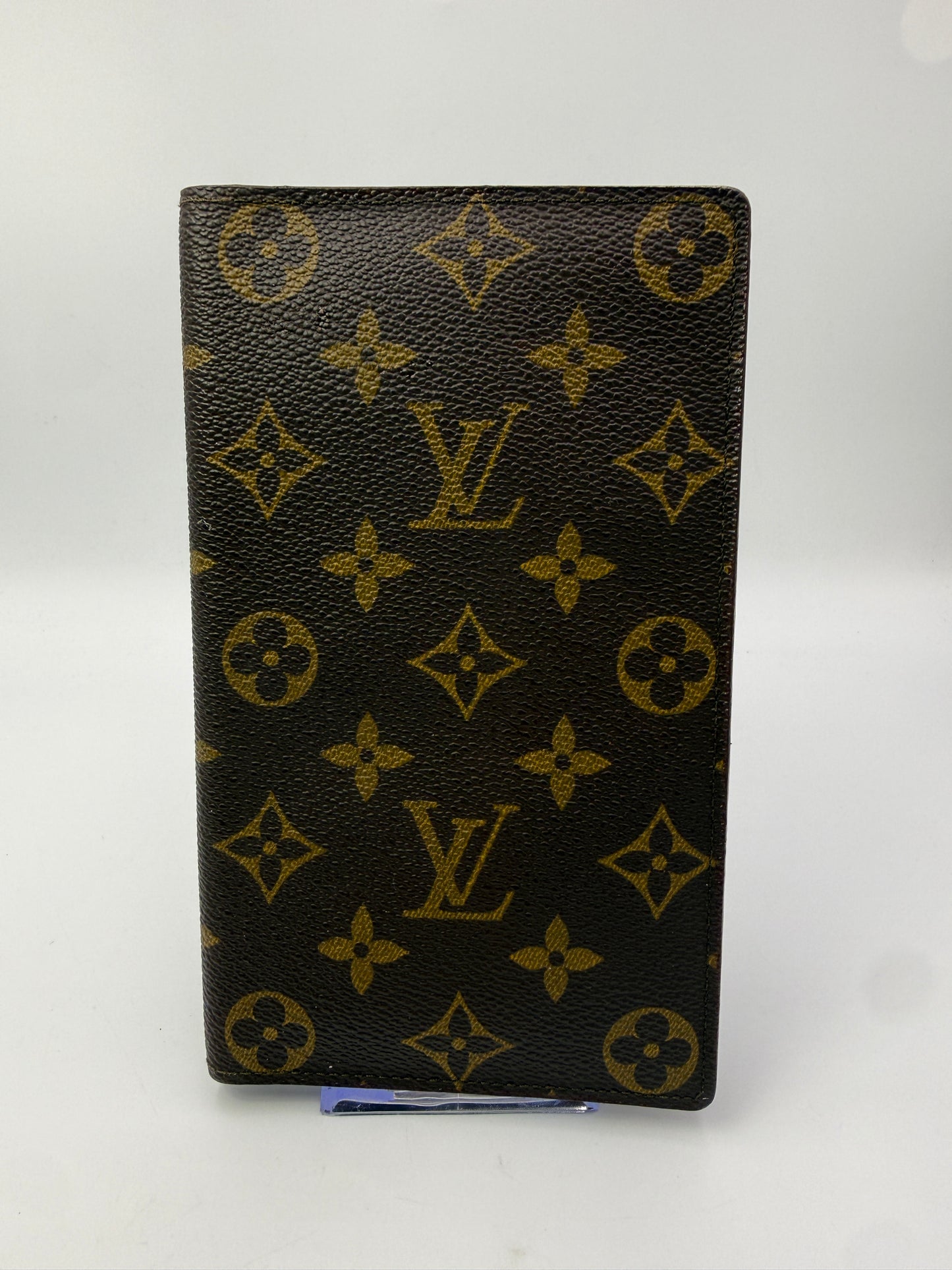 Louis Vuitton Monogram Canvas Long Bifold Wallet Notebook Cover