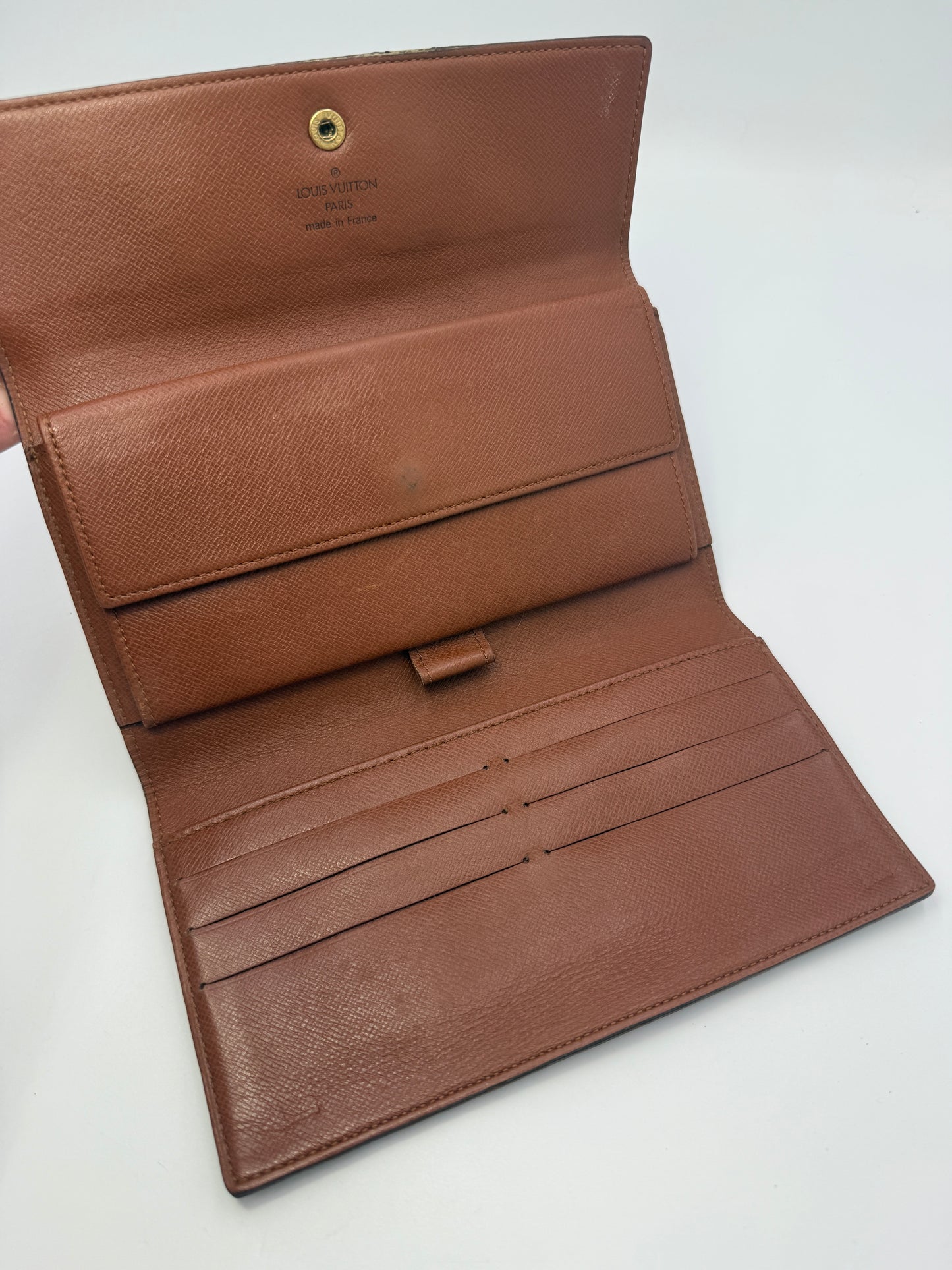 Louis Vuitton Monogram Coated Canvas International Wallet TH0916