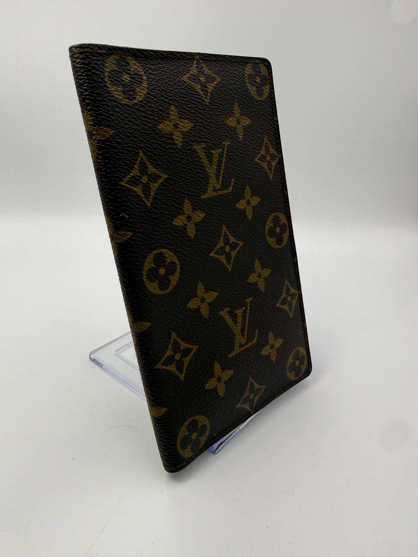 Louis Vuitton Monogram Canvas Long Bifold Wallet Notebook Cover