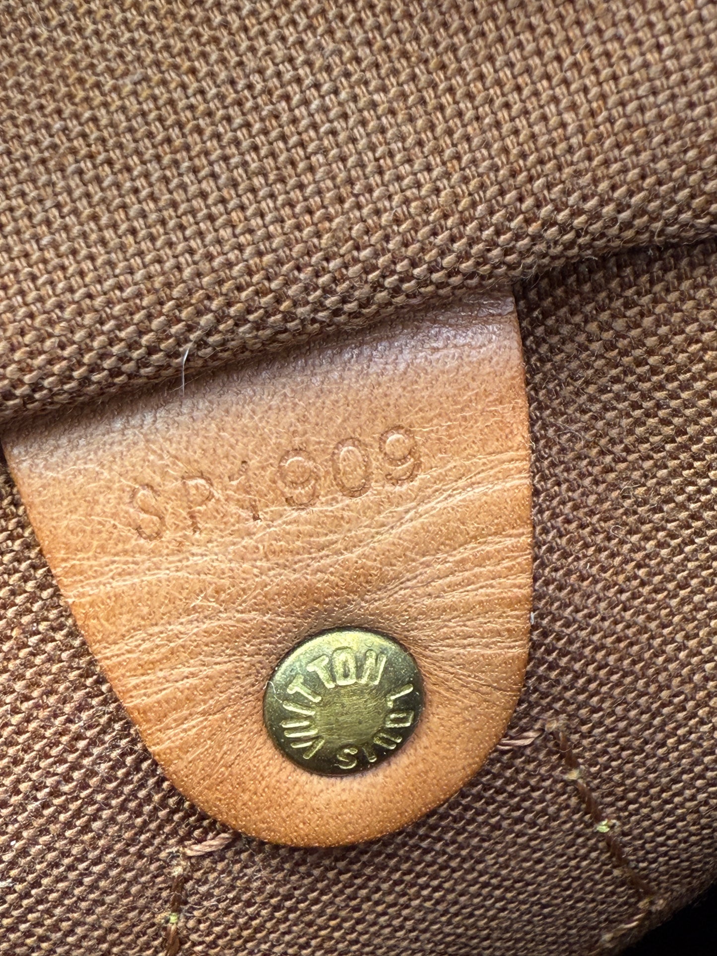 Louis Vuitton Monogram Coated Canvas Speedy 25 SP1909