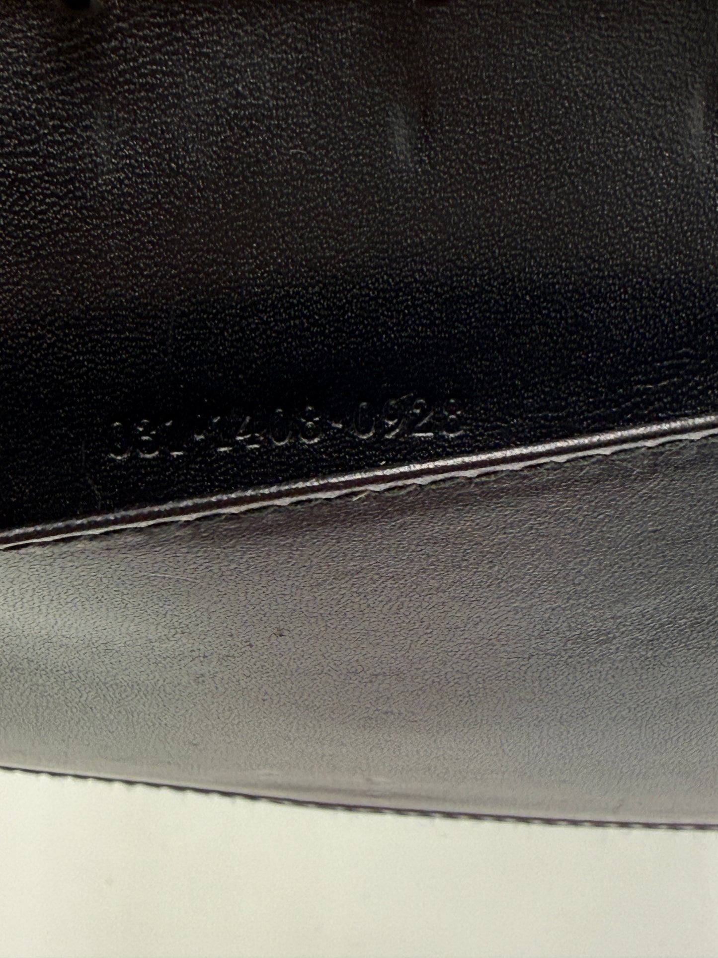 Gucci Black Jumbo Guccissima Uncoated Canvas PM Size Agenda Cover