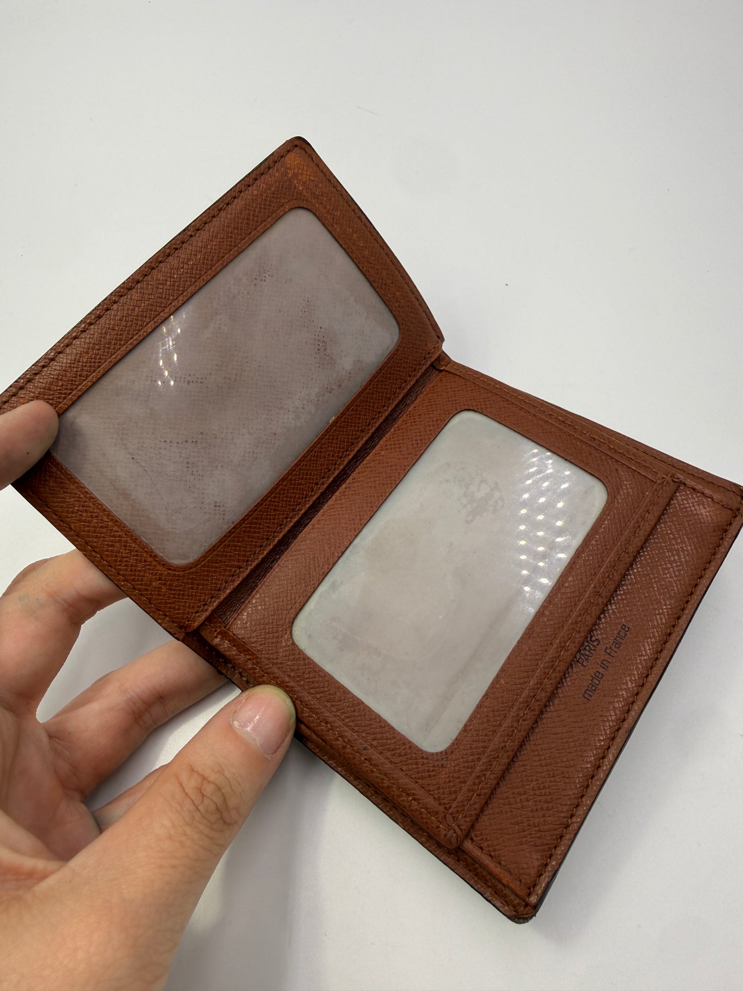 Louis Vuitton Monogram Coated Canvas Compact ID Wallet CT1000