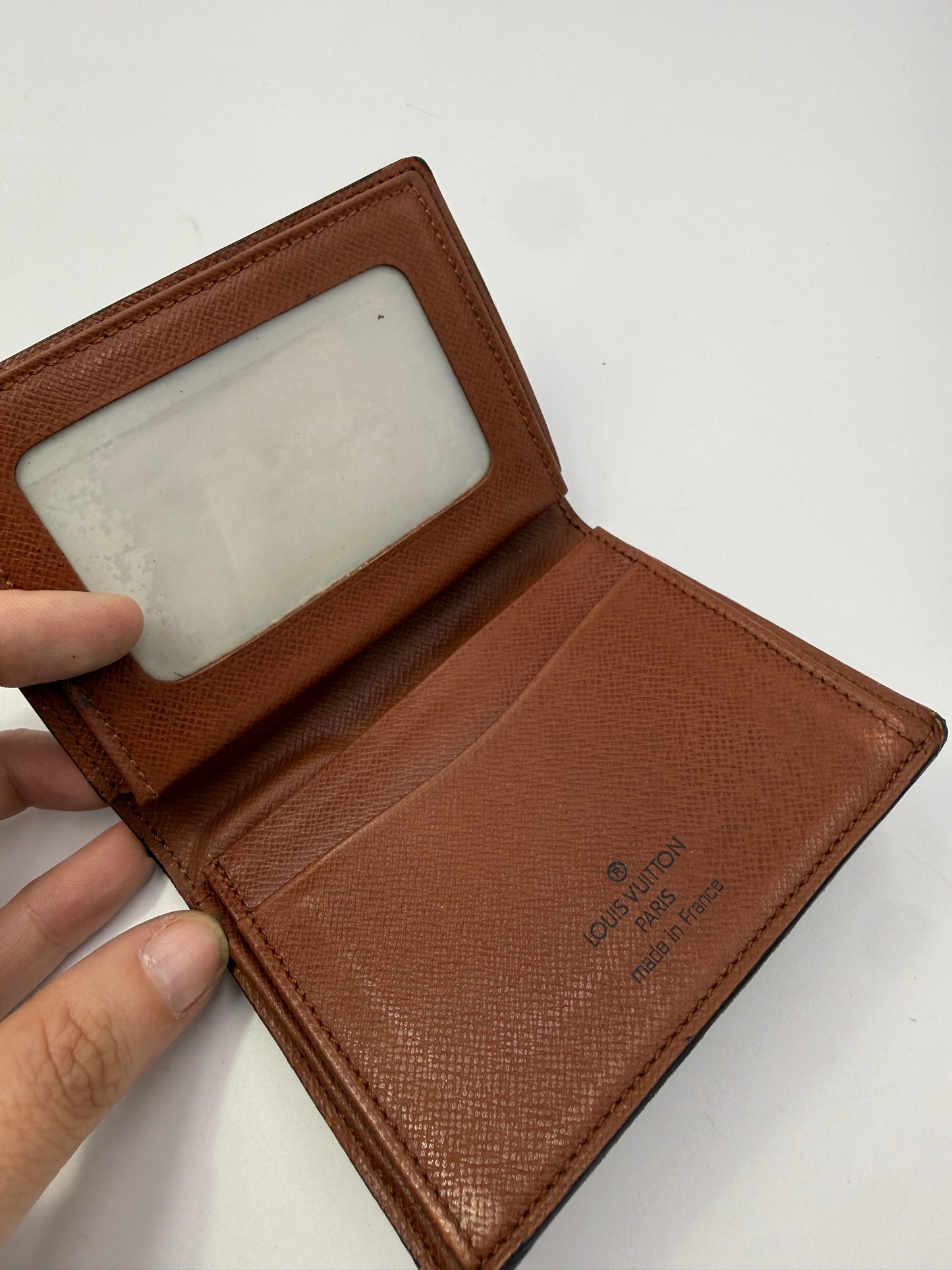 Louis Vuitton Monogram Coated Canvas Compact ID Wallet CT1000