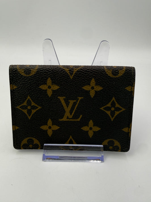 LV Monogram Coated Canvas ID Holder CA0961
