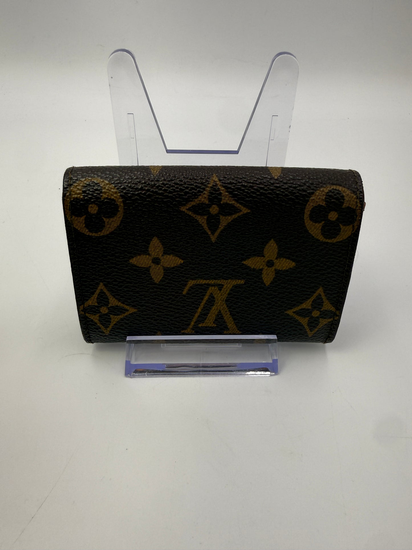 Louis Vuitton Monogram Coated Canvas Compact Card Holder 884RA