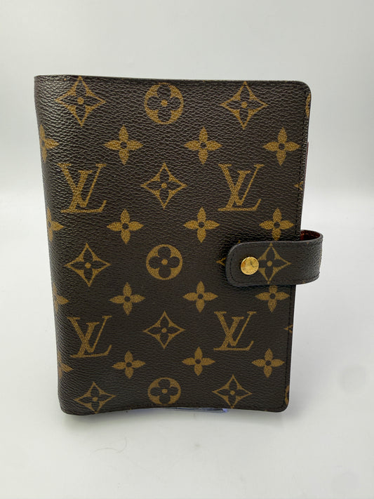 Louis Vuitton Monogram Coated Canvas Agenda MM SP1014