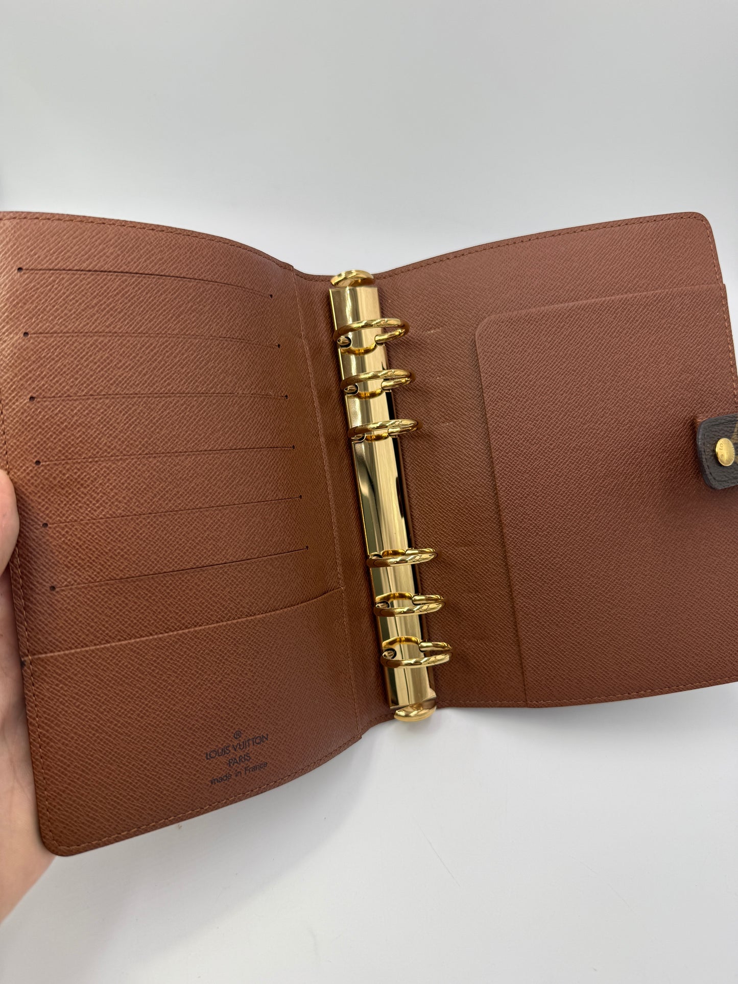 Louis Vuitton Monogram Coated Canvas Agenda MM SP1014