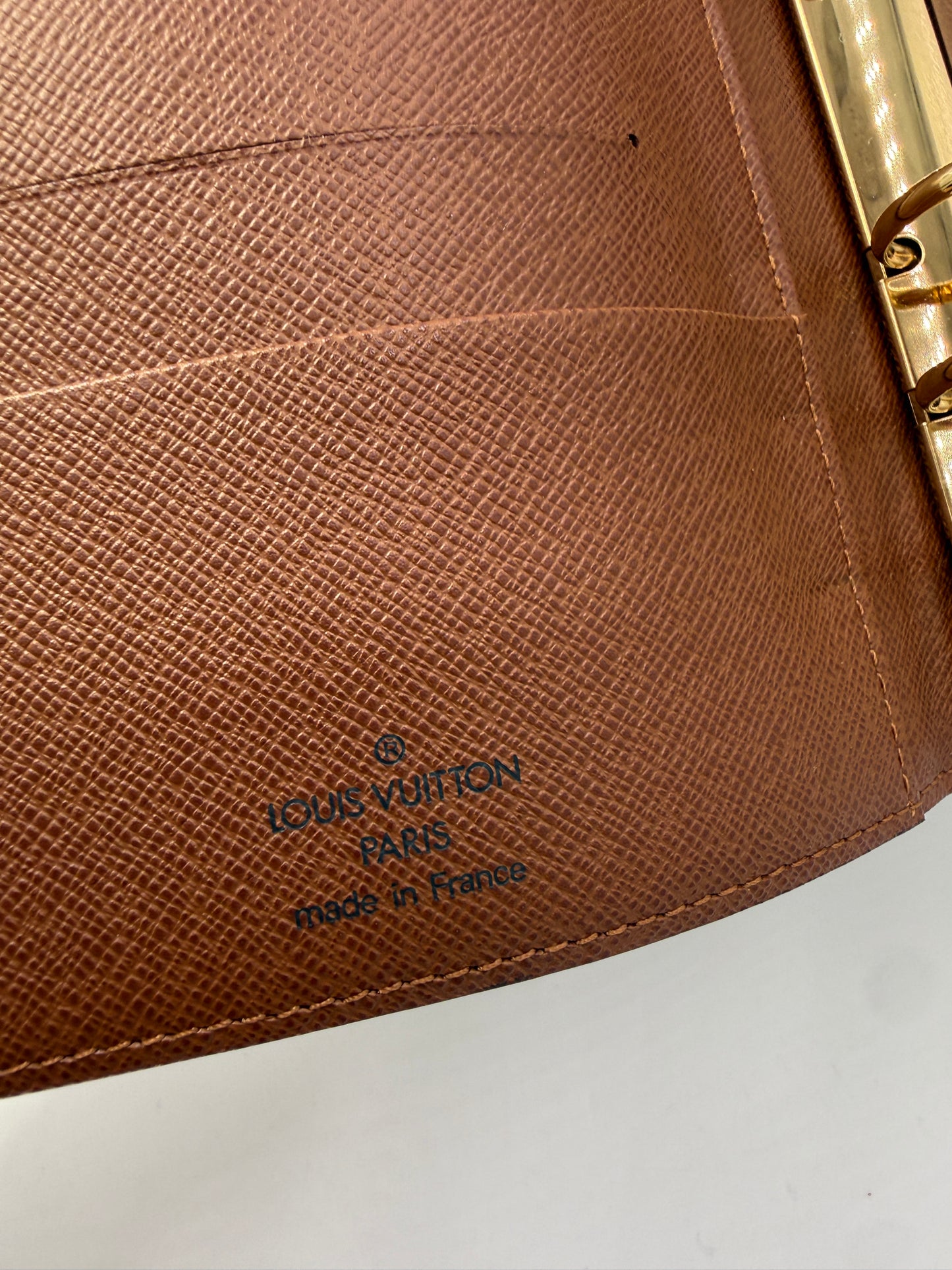 Louis Vuitton Monogram Coated Canvas Agenda MM SP1014