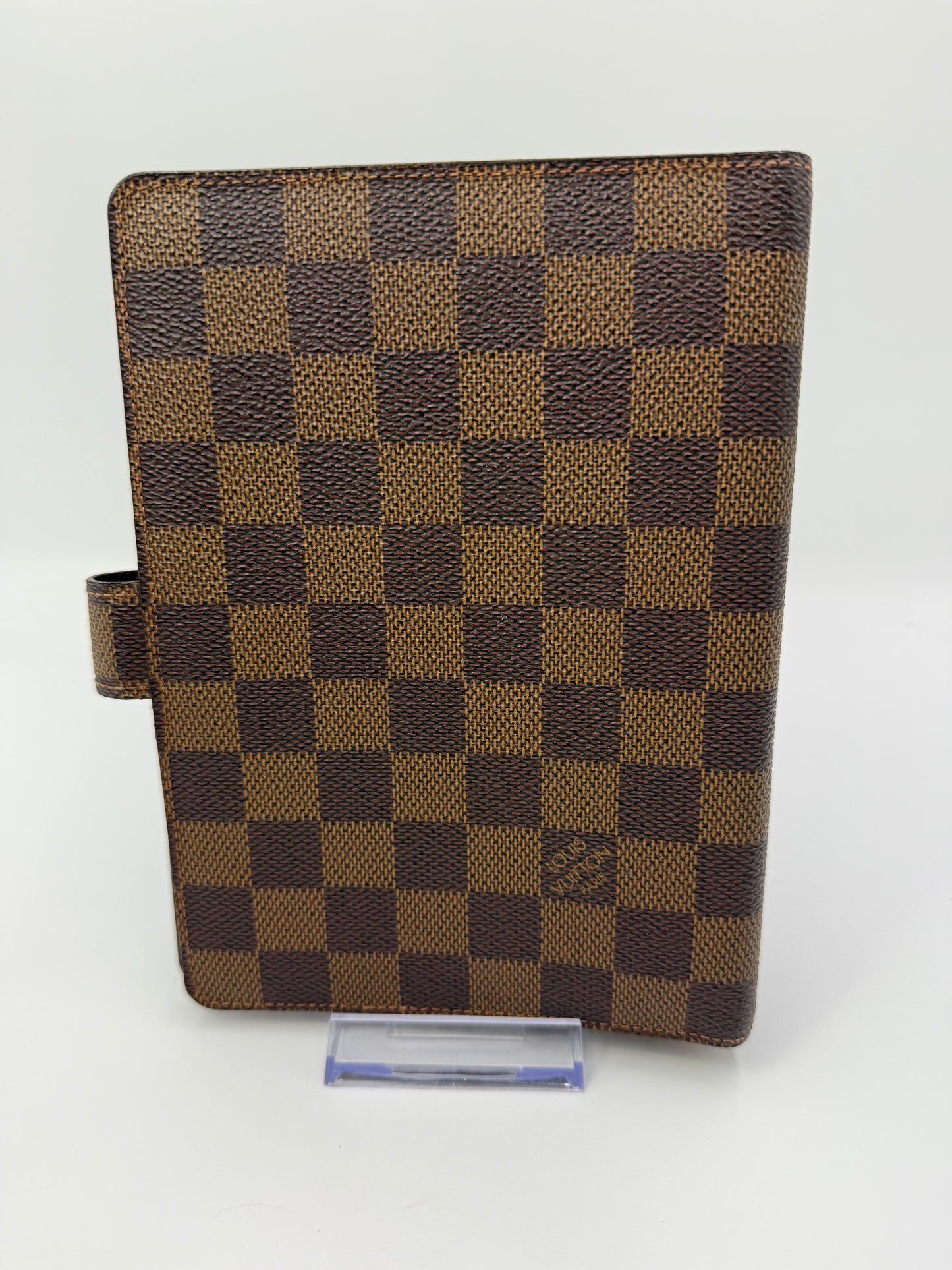 Louis Vuitton Damier Ebene Coated Canvas Agenda MM SP1038