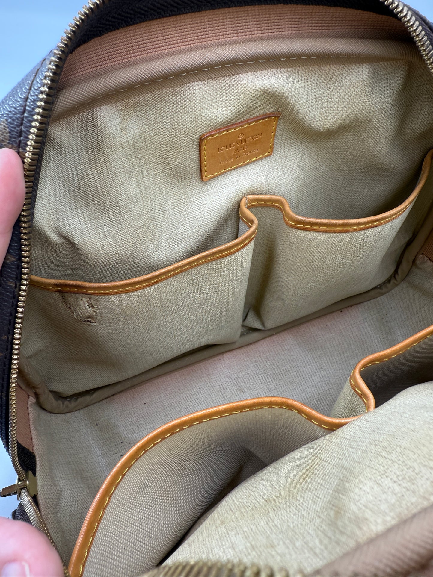Louis Vuitton Monogram Coated Canvas Trouville BA0034