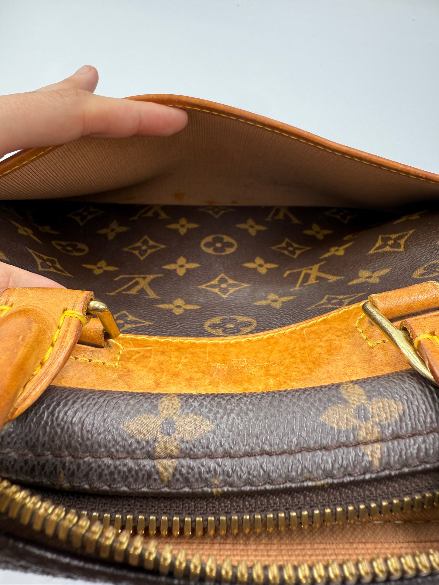 Louis Vuitton Monogram Coated Canvas Trouville BA0034