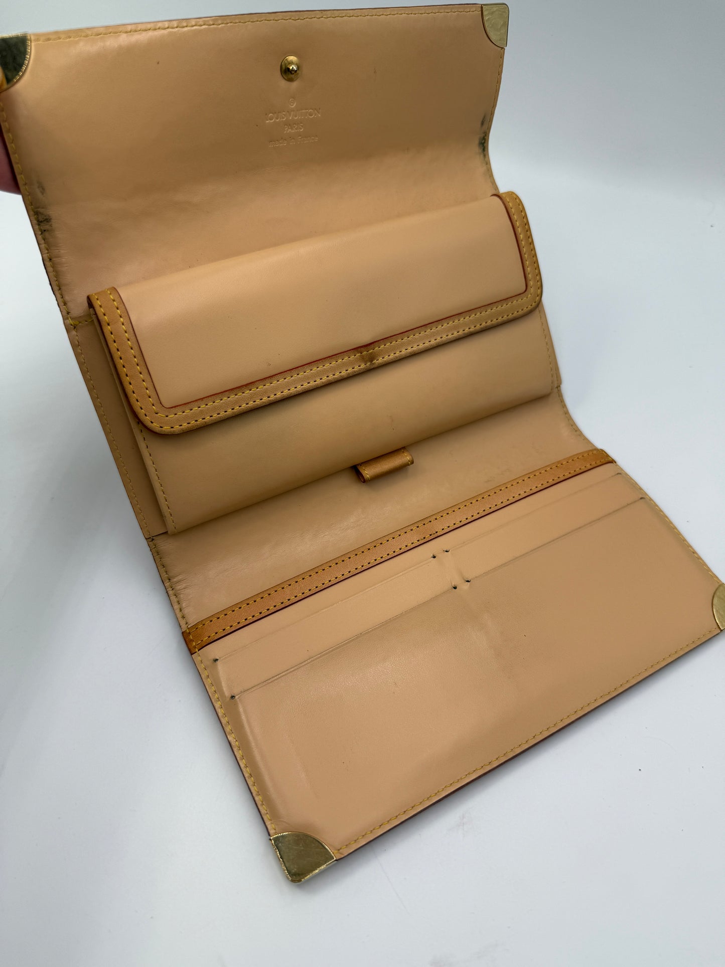 Louis Vuitton Monogram White Murakami International Wallet TH0074