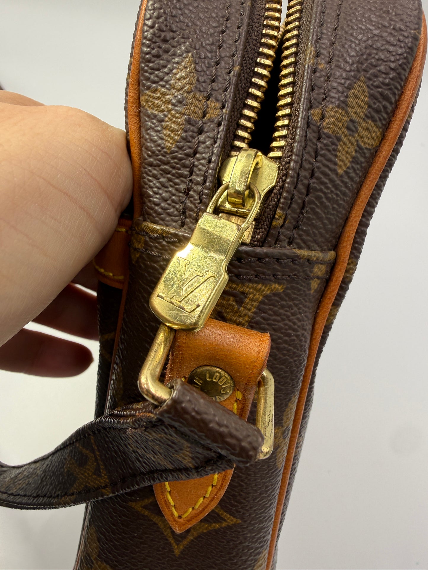 Louis Vuitton Monogram Coated Canvas Danube Crossbody SD0011