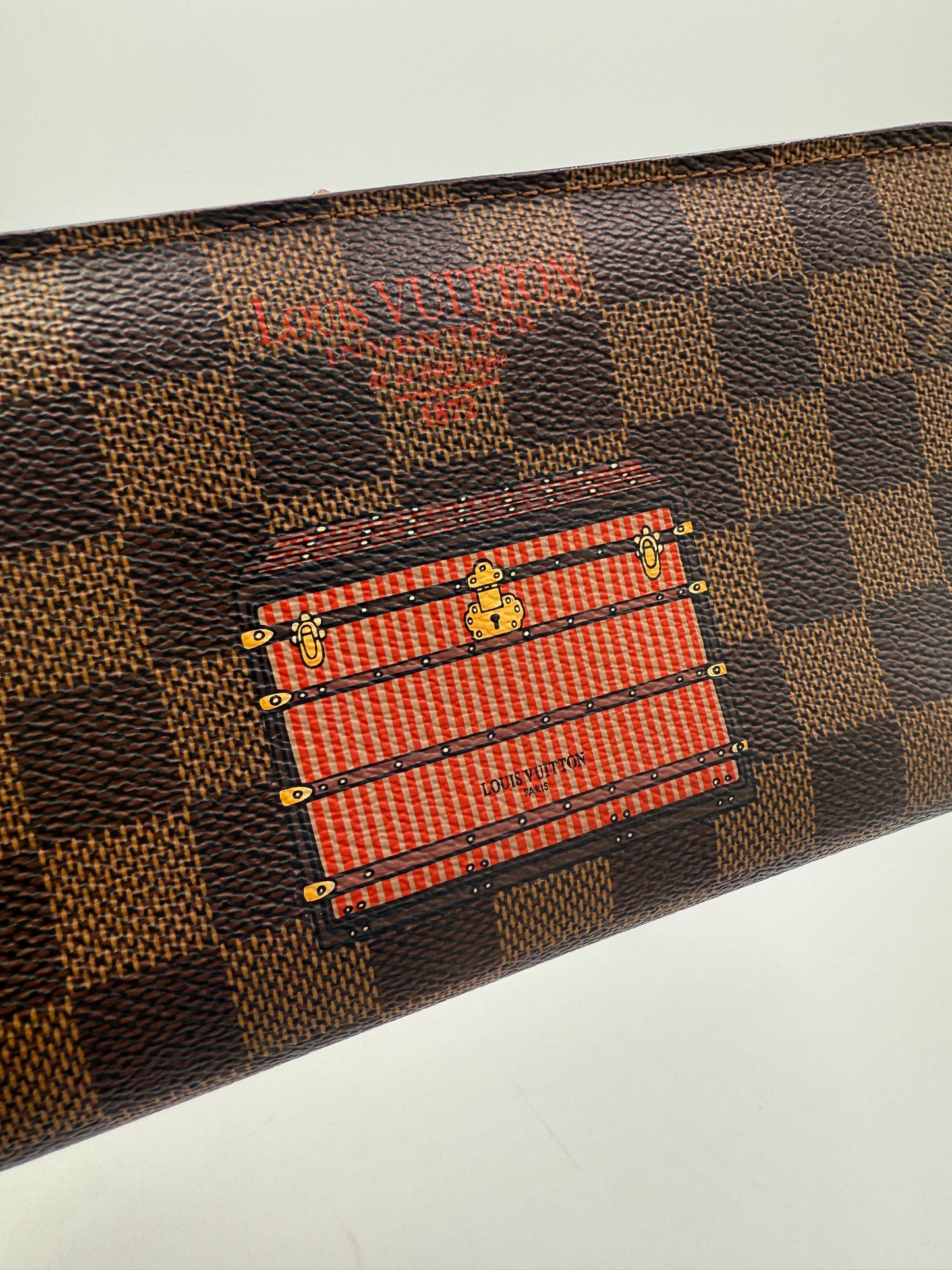 Limited Edition Louis Vuitton Damier Ebene Trunks and Locks Insolite CA2173