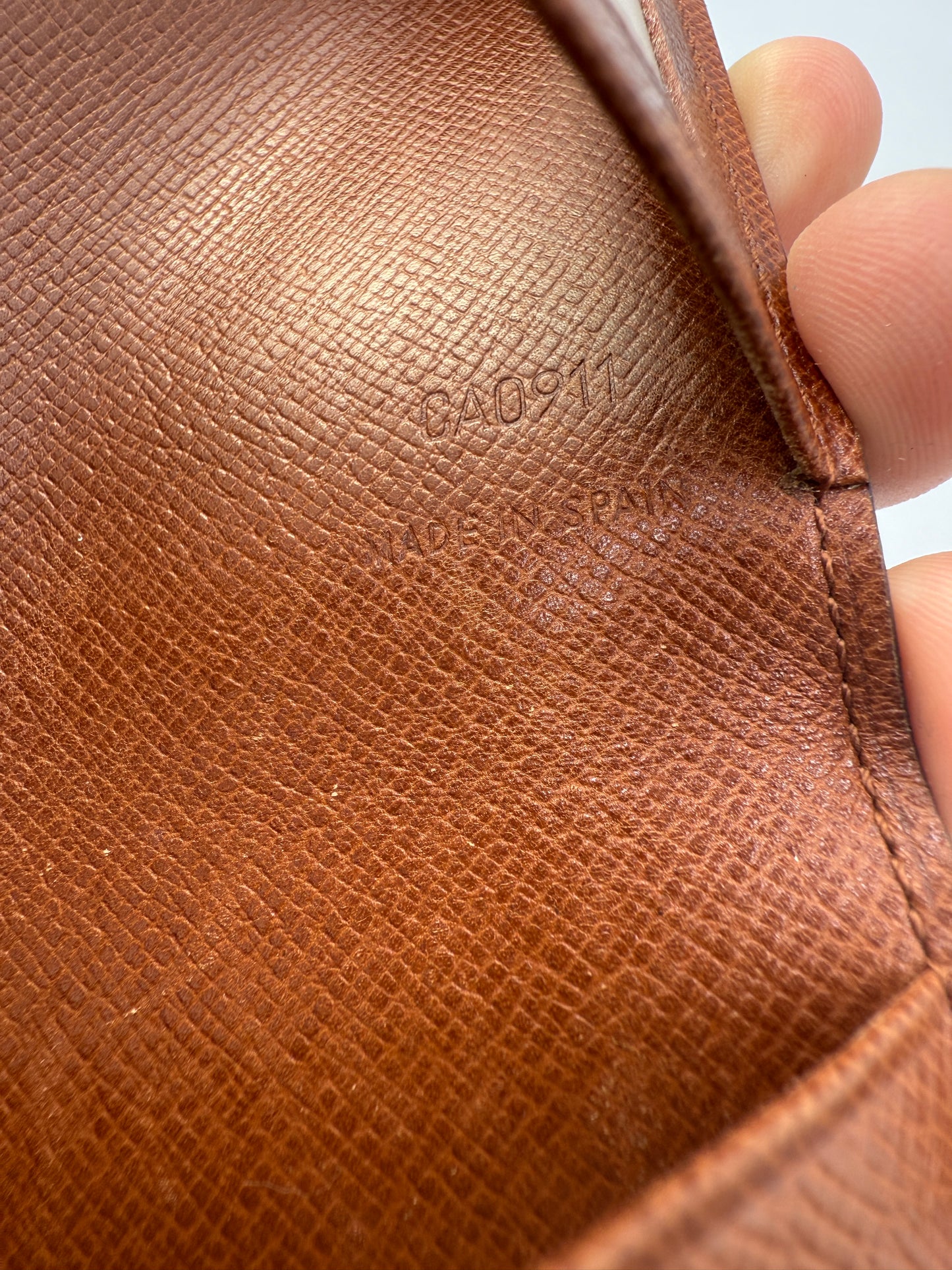 LV Monogram Coated Canvas ID Holder Compact Wallet CA0911