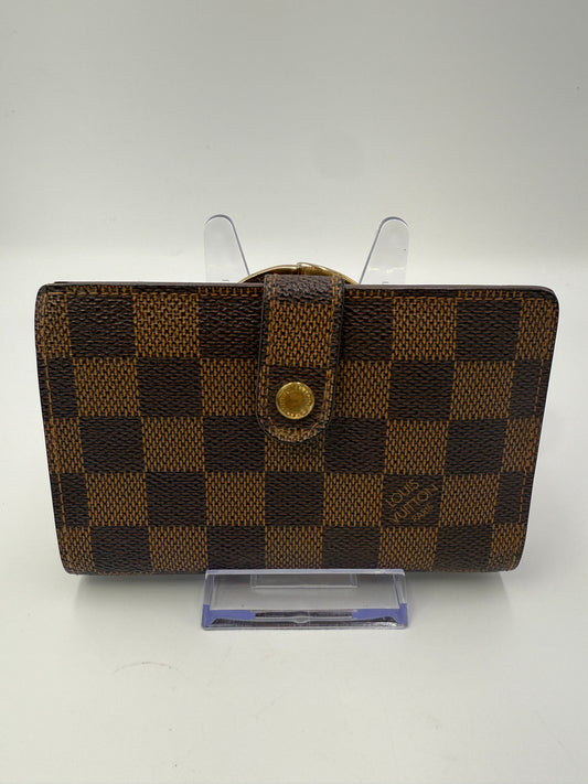 Louis Vuitton Damier Ebene Kisslock Wallet MI0929