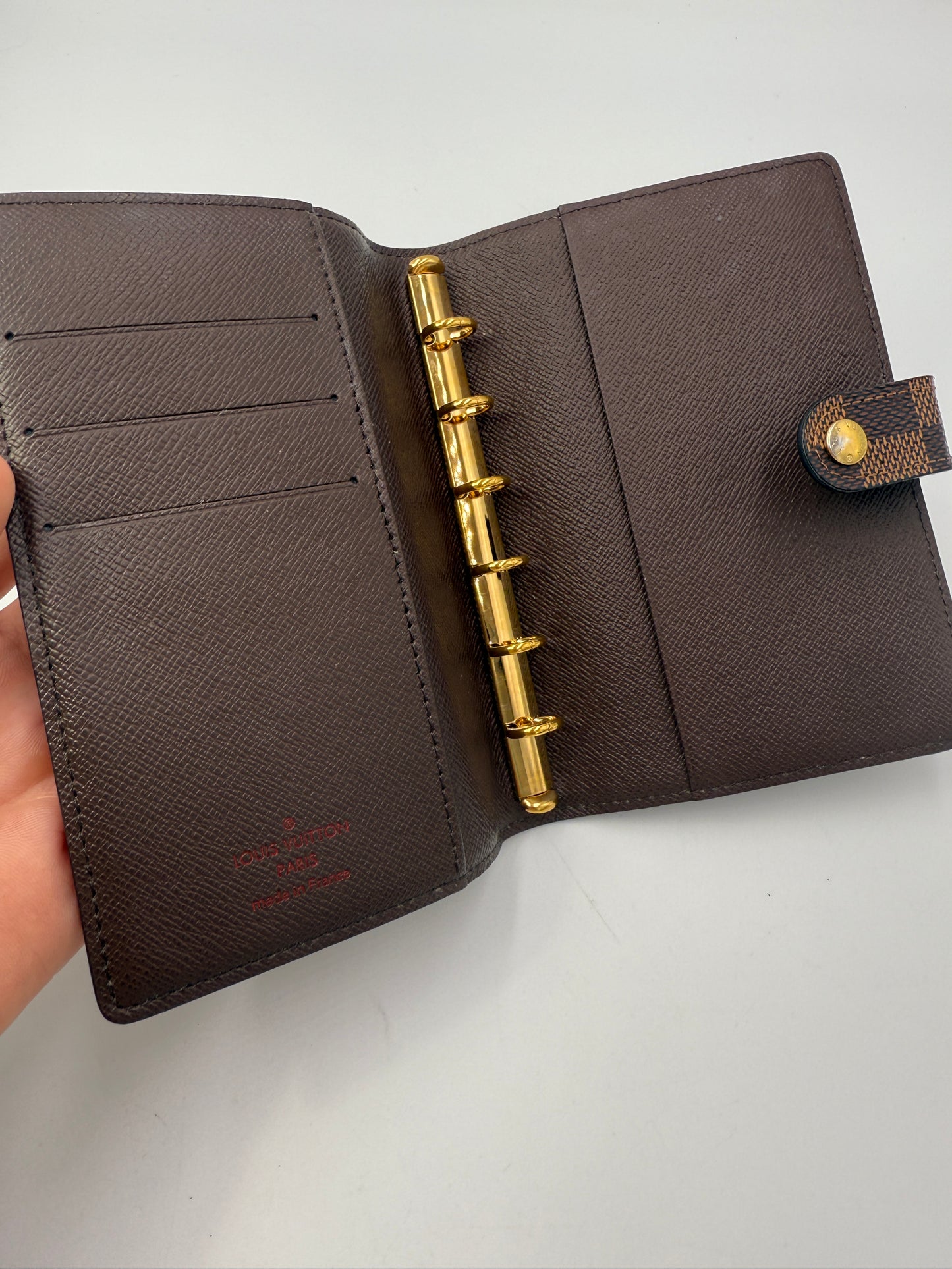 Louis Vuitton Damier Ebene Agenda PM RA0118