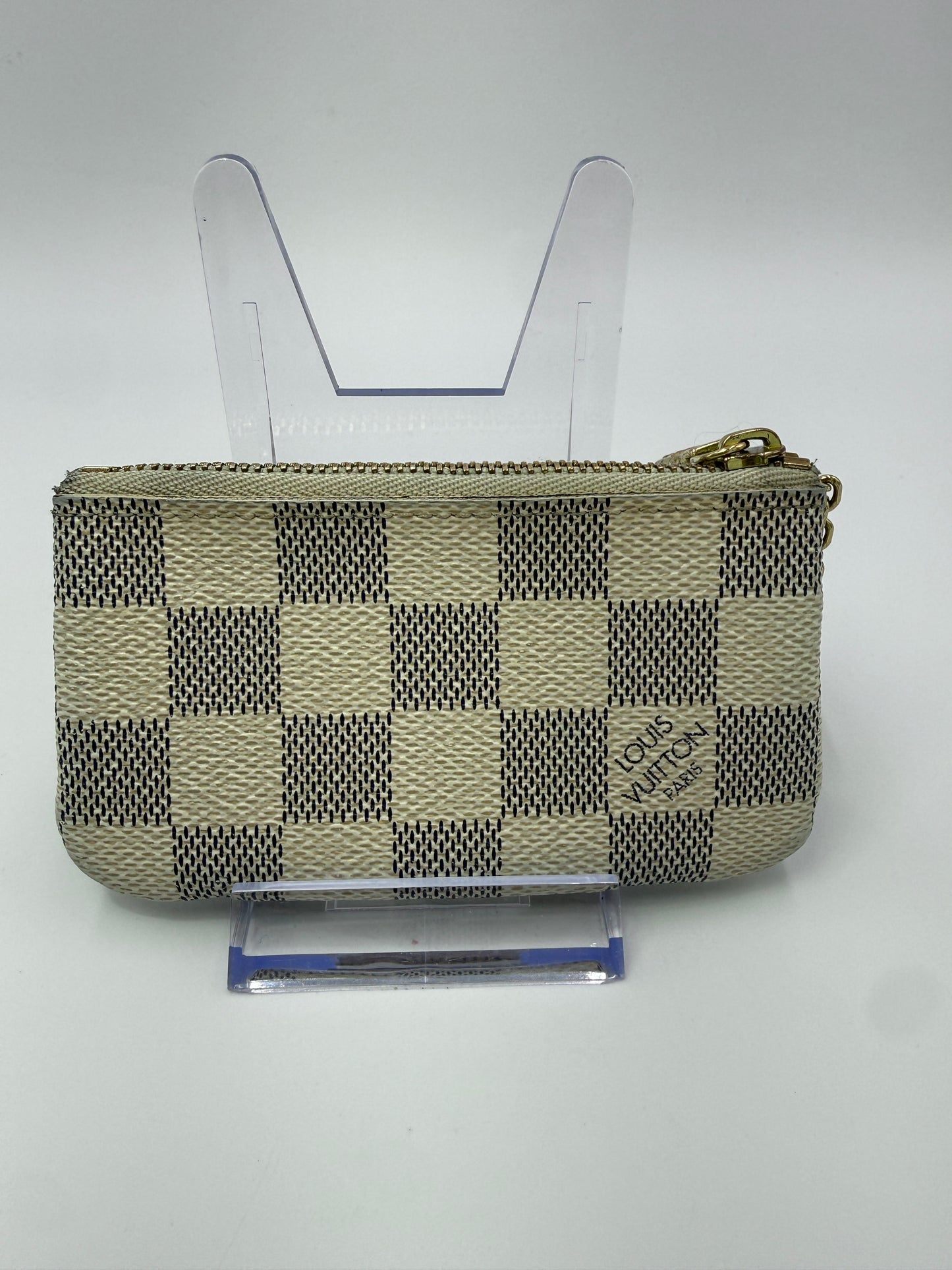 Louis Vuitton Damier Azur Coated Canvas Key Cles CA2017