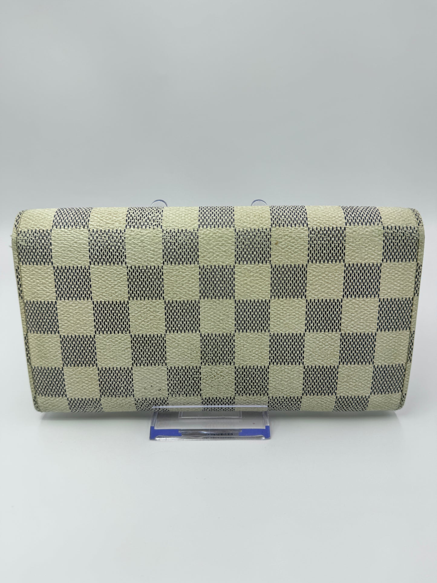 Louis Vuitton Damier Azur Coated Canvas Sarah Wallet CA2039