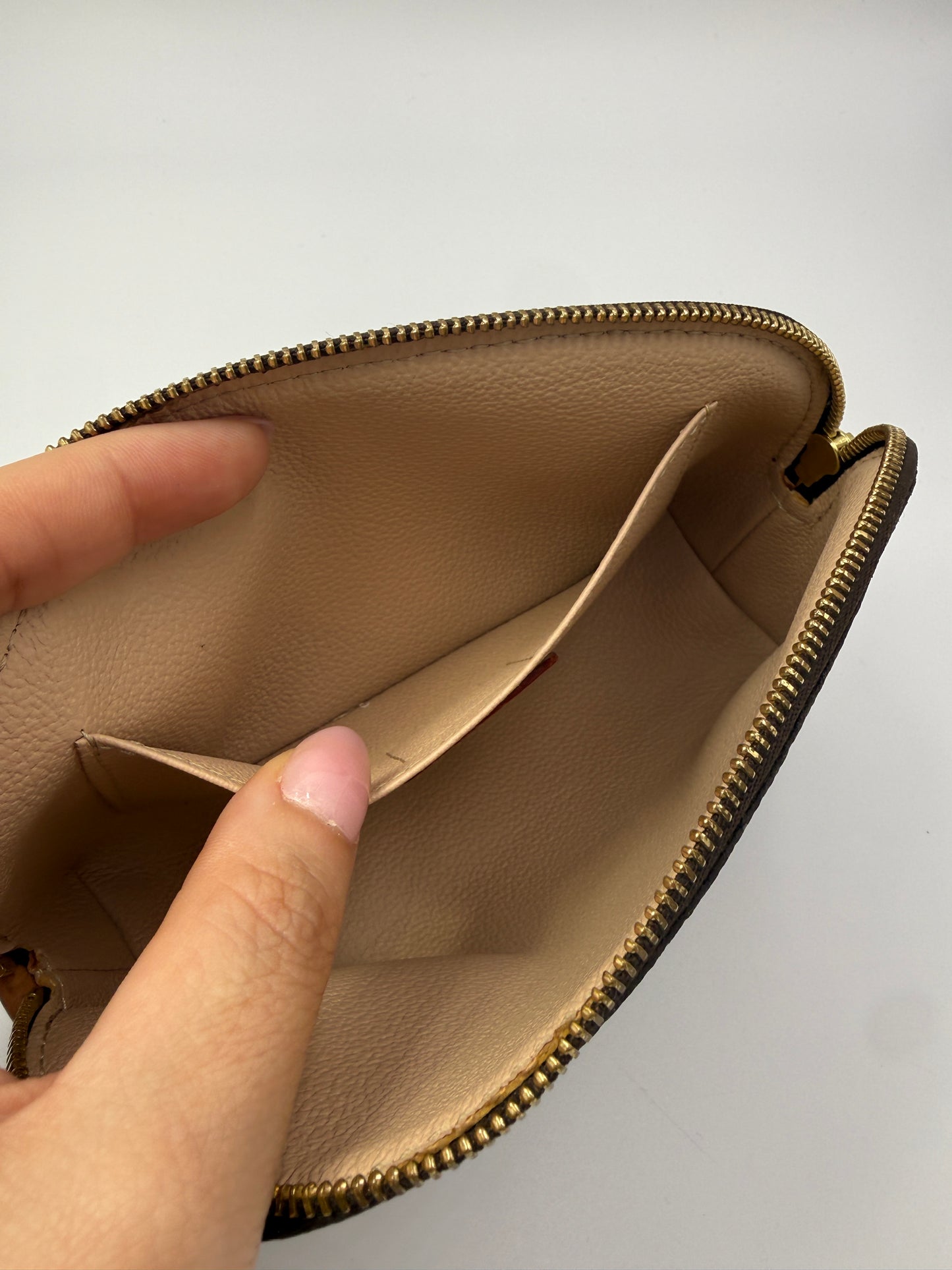 Louis Vuitton Monogram Coated Canvas Cosmetic Pouch PM CA0064