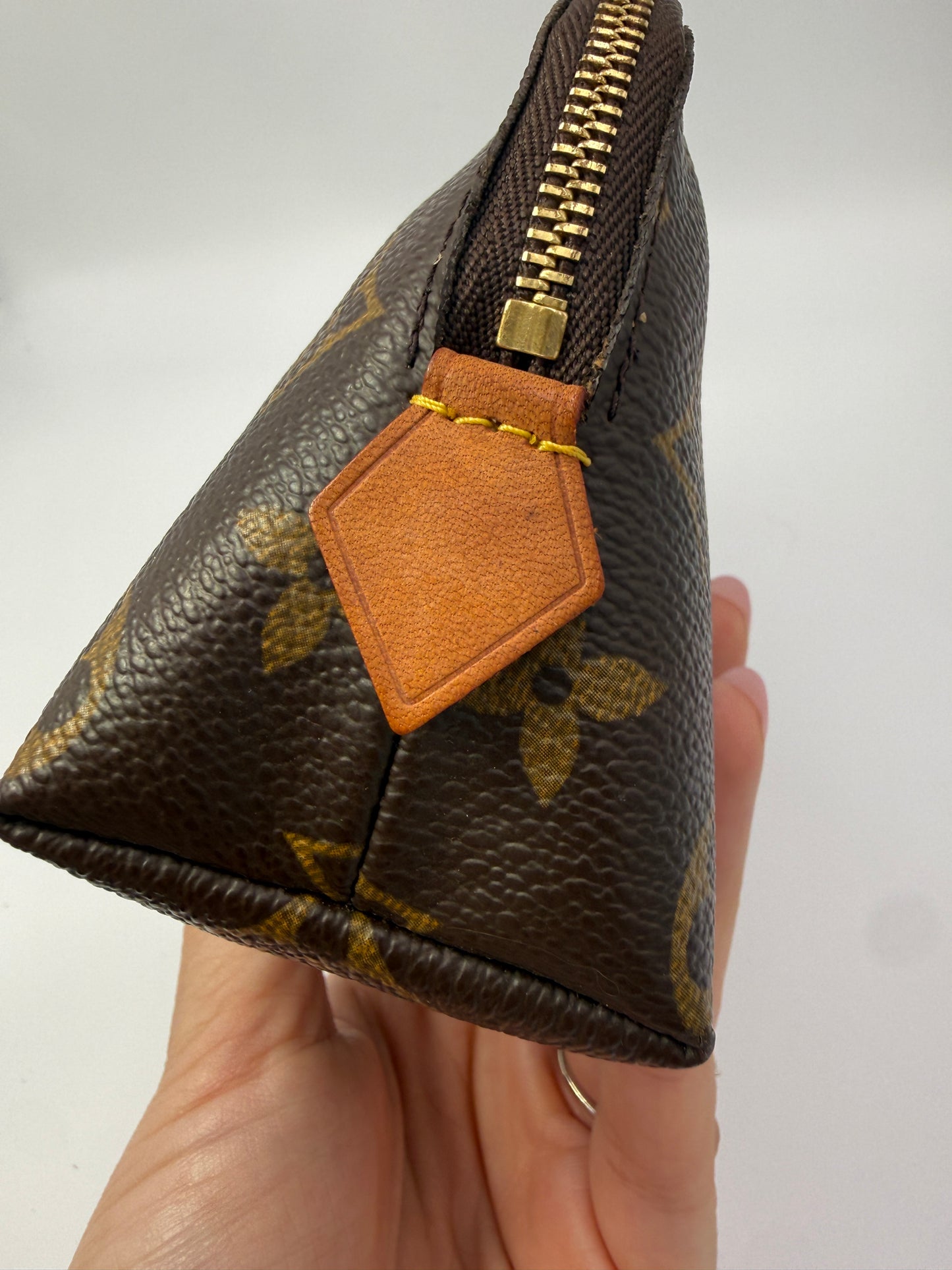 Louis Vuitton Monogram Coated Canvas Cosmetic Pouch PM CA0064