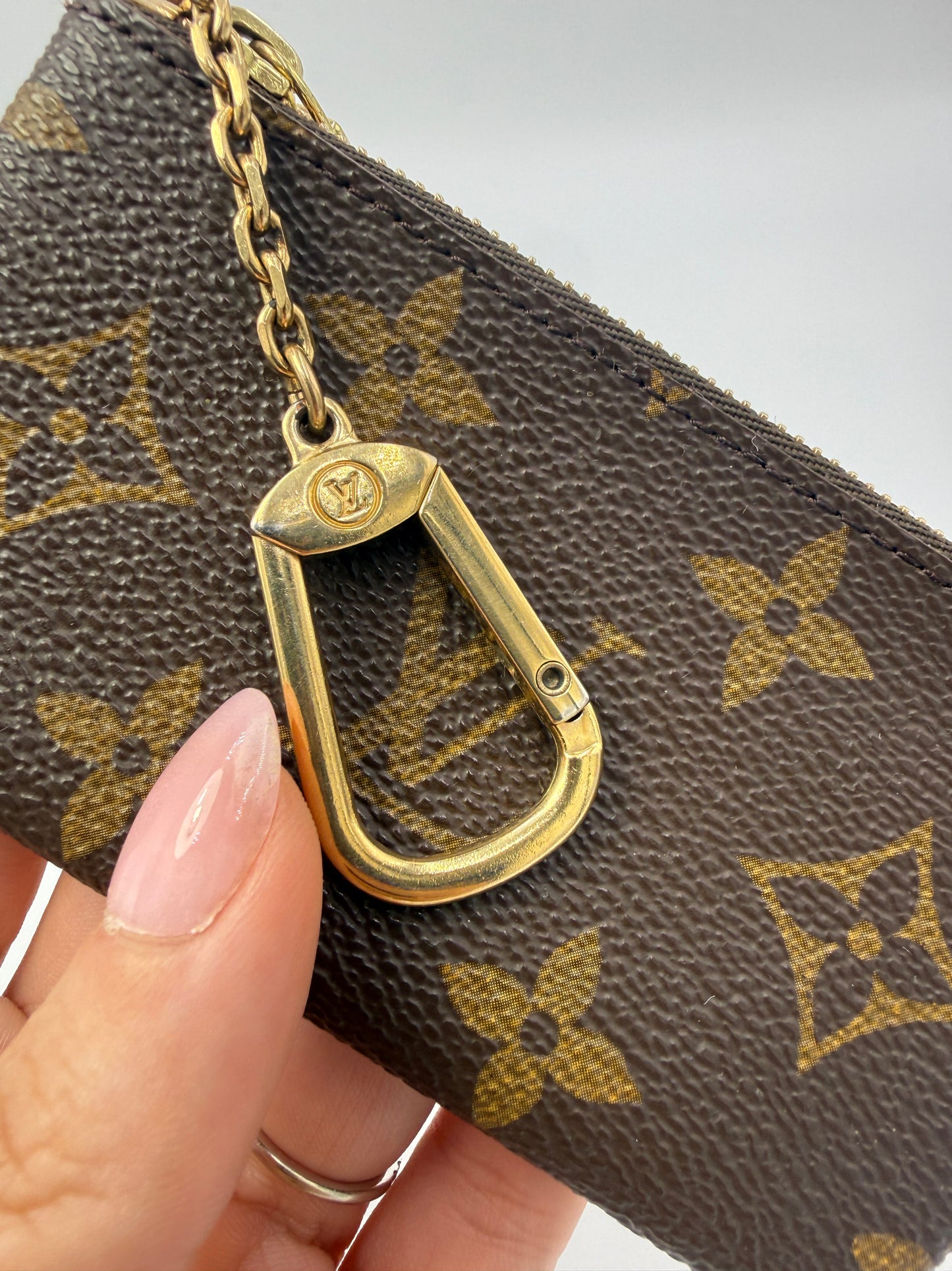 Louis Vuitton Monogram Coated Canvas Key Cles CA1917
