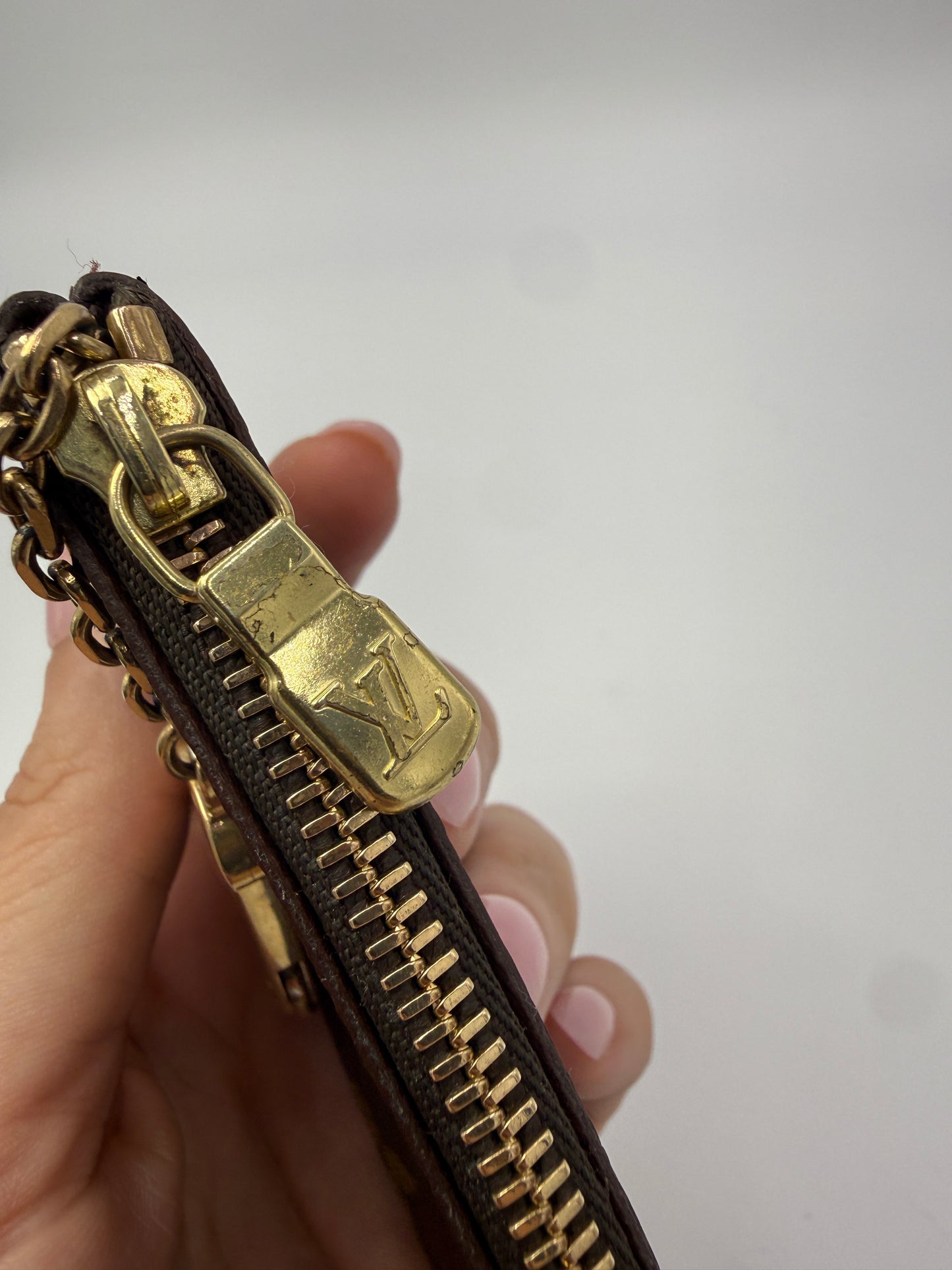 Louis Vuitton Monogram Coated Canvas Key Cles CA1917