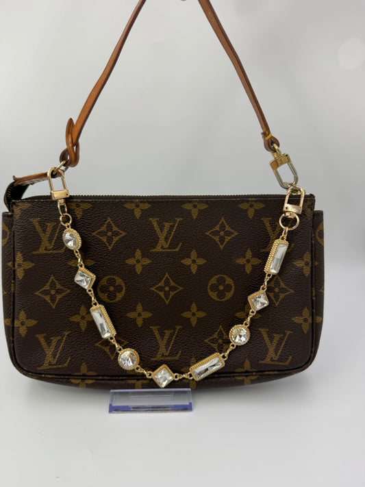 Louis Vuitton Monogram Coated Canvas Pochette SL1927