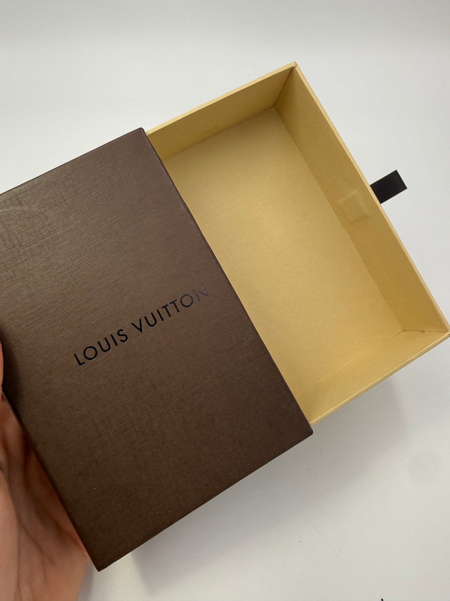 Louis Vuitton Small Brown Box 3.625 x 5.375 x 1.5