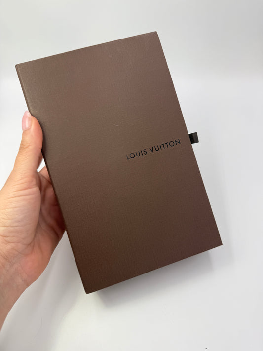 Louis Vuitton Large Brown Box 5.375 x 8.625 x 1.75