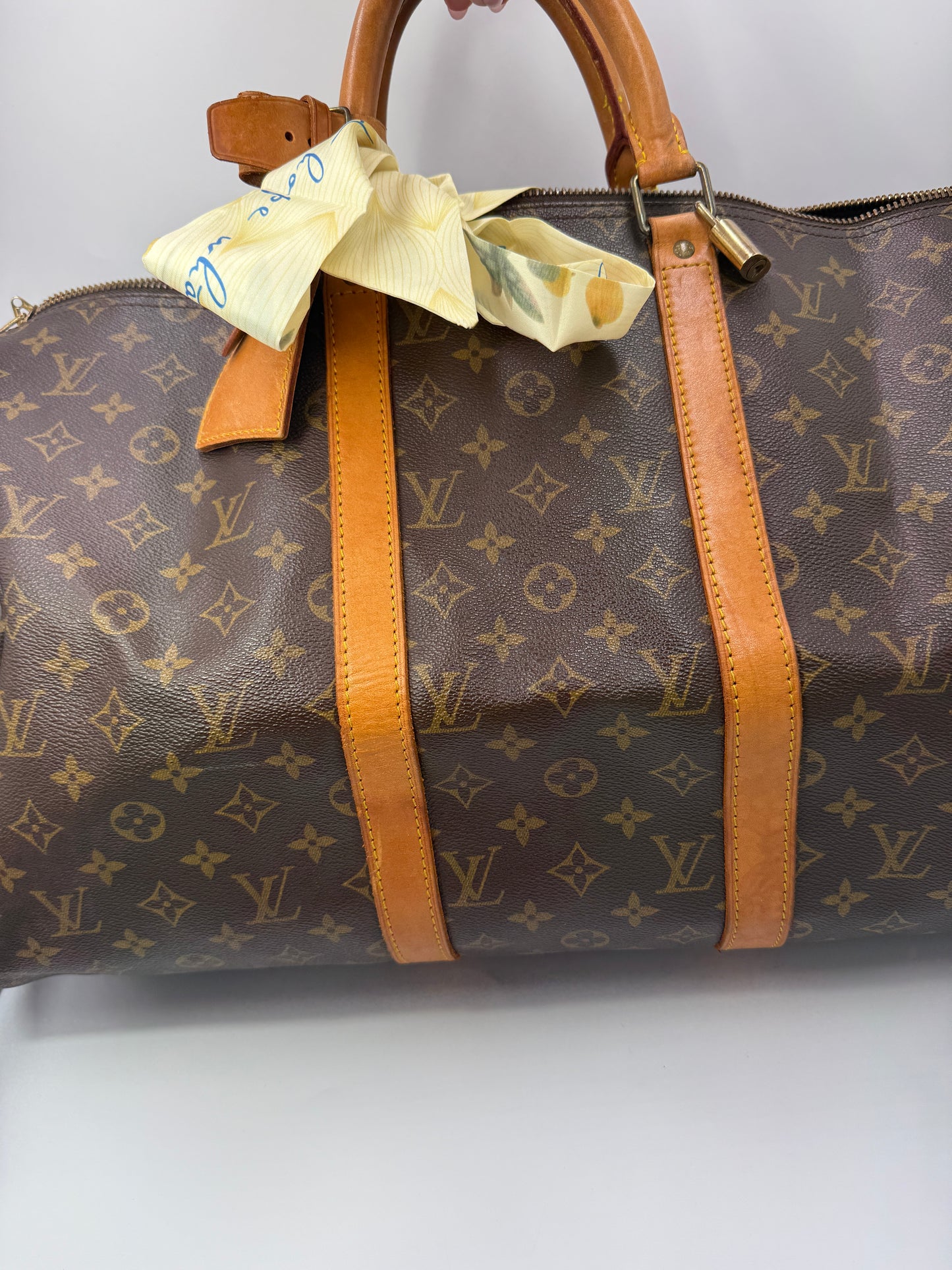 Louis Vuitton Monogram Coated Canvas Keepall 50 cm