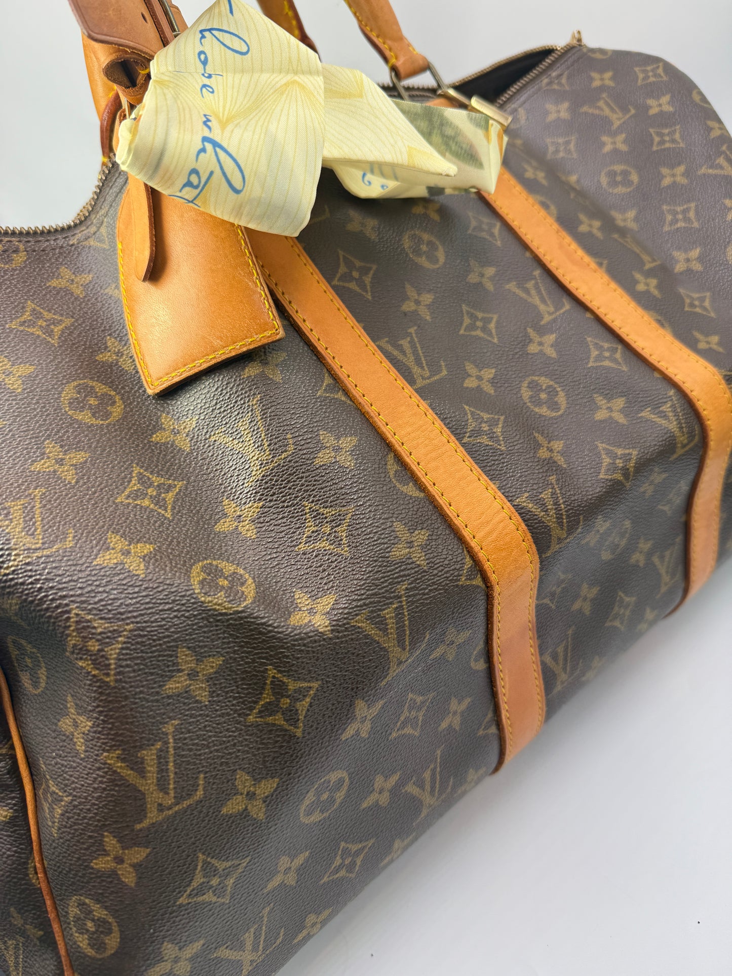 Louis Vuitton Monogram Coated Canvas Keepall 50 cm
