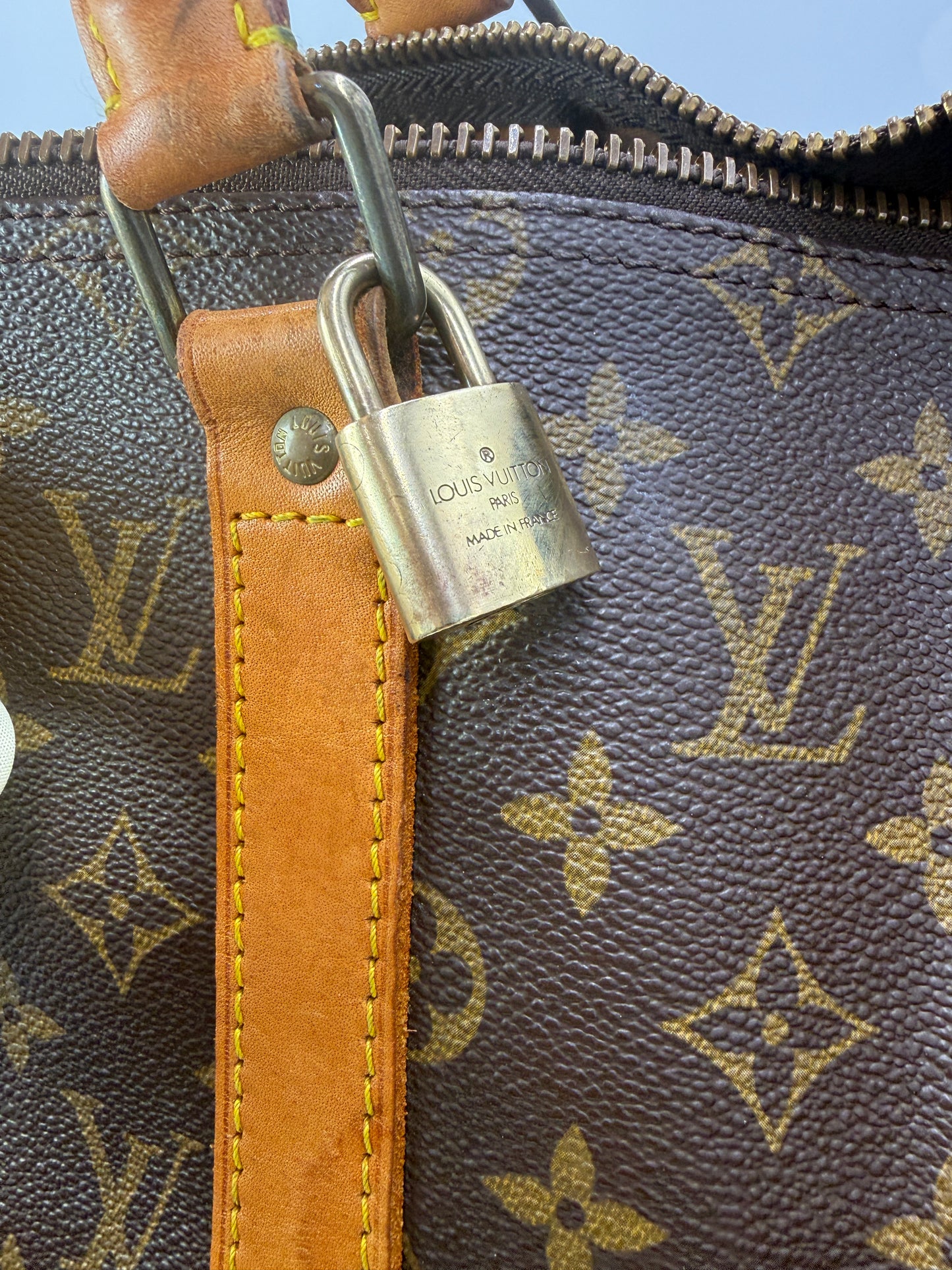 Louis Vuitton Monogram Coated Canvas Keepall 50 cm