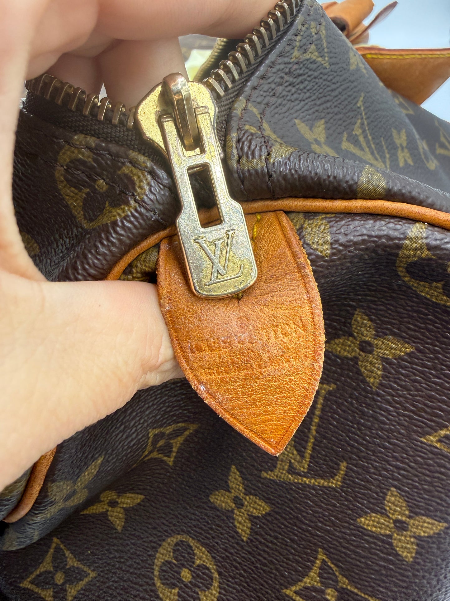 Louis Vuitton Monogram Coated Canvas Keepall 50 cm