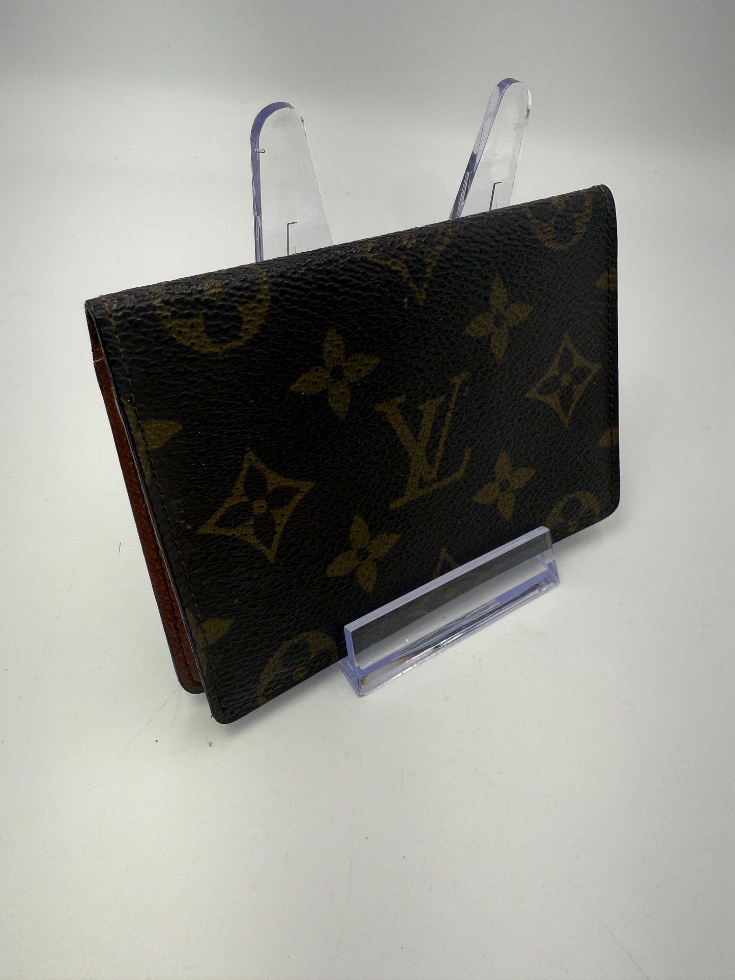 LV Monogram Coated Canvas ID Holder Compact Wallet MI8911