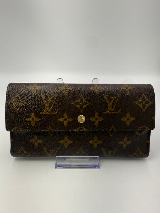 Louis Vuitton Monogram Coated Canvas International Wallet TH0969