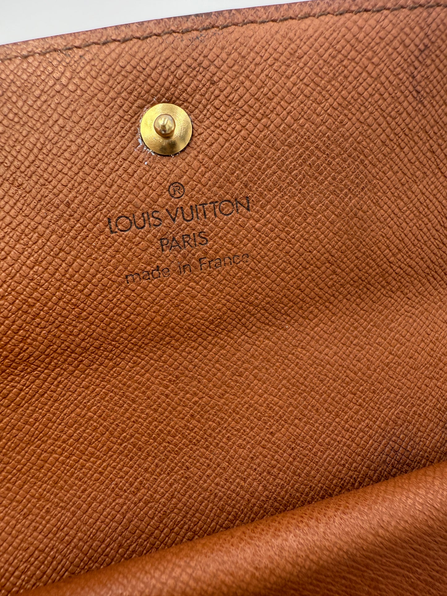 Louis Vuitton Monogram Coated Canvas International Wallet TH0969
